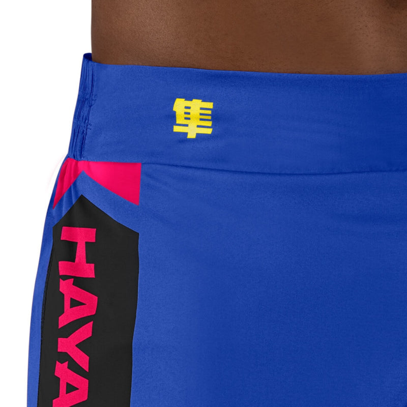 Hayabusa Icon Kickboxing Shorts - Blau / Gelb