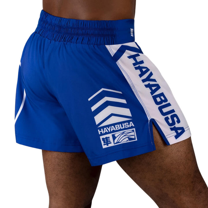 Hayabusa Icon Kickboxing Shorts - Blau / Weiß