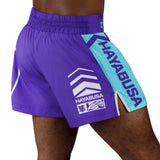 Hayabusa Icon Kickbox-Shorts - Lila / Weiß