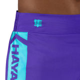 Hayabusa Icon Kickbox-Shorts - Lila / Weiß