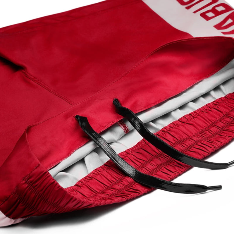 Hayabusa Icon Kickboxing Shorts - Rot / Weiß