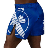 Hayabusa Icon Mid-Length Fight Shorts - Blau / Weiß
