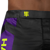 Hayabusa Icon Mid-Length Fight Shorts - Schwarz / Neon