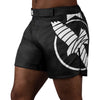 Hayabusa Icon Mid-Length Fight Shorts - Schwarz / Weiß