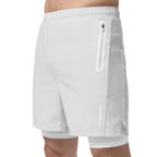 Hayabusa Athletic Layered Performance Short - Herren - Hellgrau