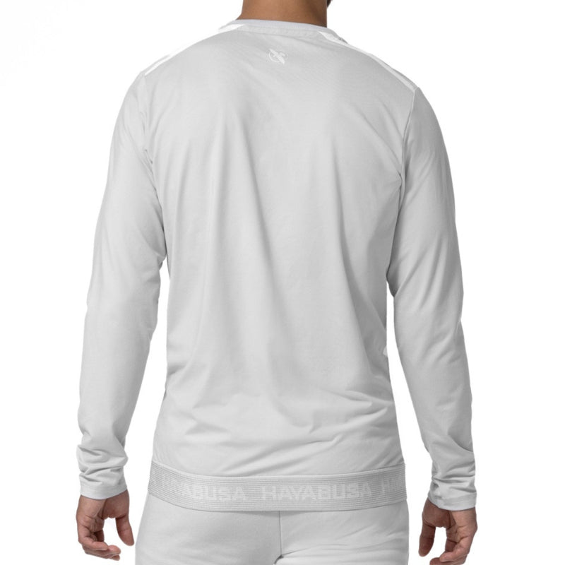 Hayabusa Athletic Langarm Trainingsshirt - Herren - Hellgrau