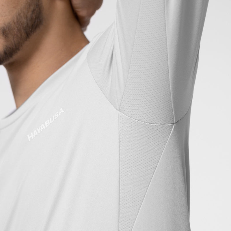 Hayabusa Athletic Langarm Trainingsshirt - Herren - Hellgrau