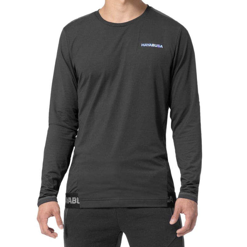 Hayabusa Athletic Langarm Trainingsshirt - Herren - Schwarz