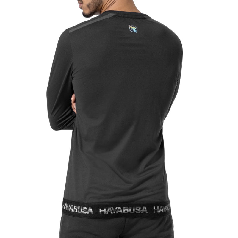 Hayabusa Athletic Langarm Trainingsshirt - Herren - Schwarz