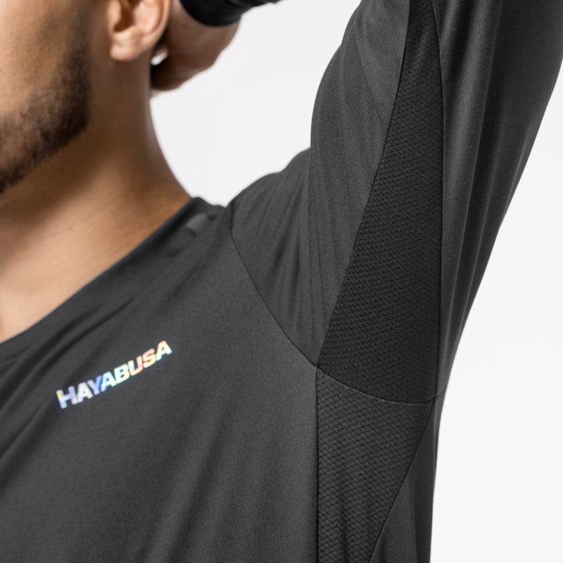 Hayabusa Athletic Langarm Trainingsshirt - Herren - Schwarz
