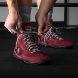 Hayabusa Pro Boxschuhe - Dunkelrot/Grau