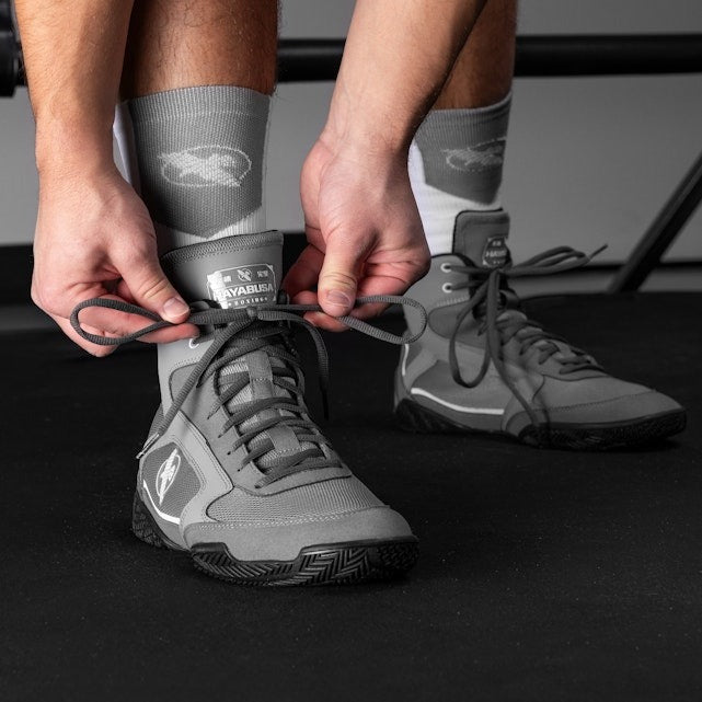 Hayabusa Pro Boxschuhe - Grau