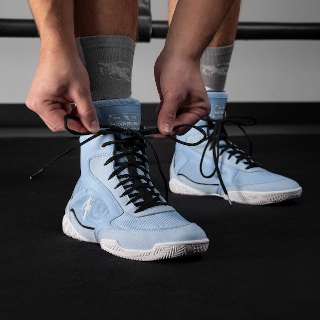 Hayabusa Pro Boxschuhe - Hellblau