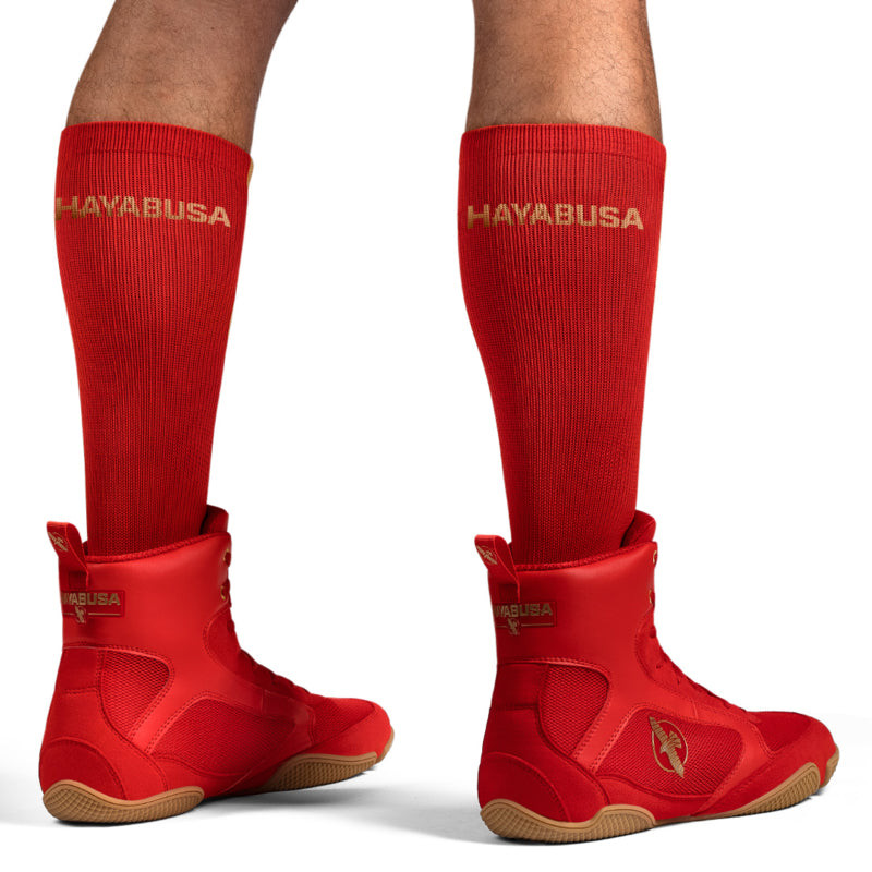 Hayabusa Pro Boxhandschuhe Socken - Rot