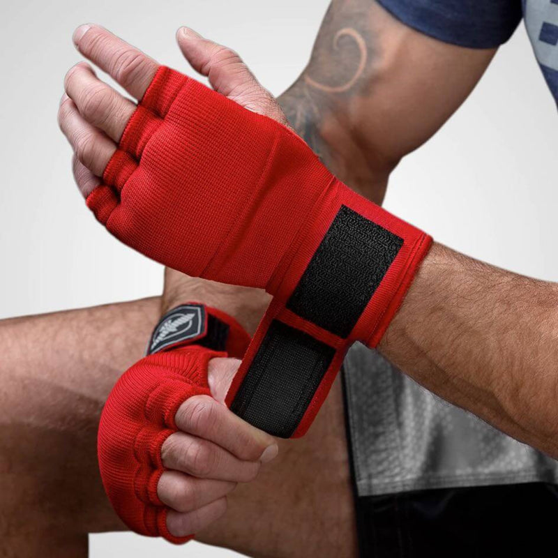 Hayabusa Quick Gel Handwraps - Rot