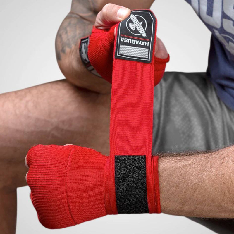 Hayabusa Quick Gel Handwraps - Rot
