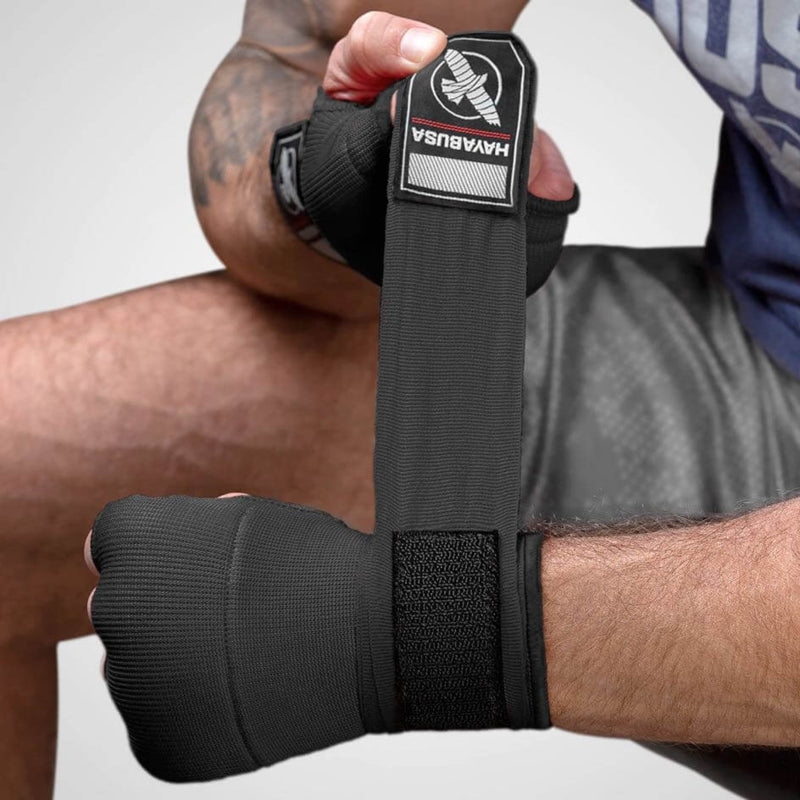 Hayabusa Quick Gel Handwraps - Schwarz