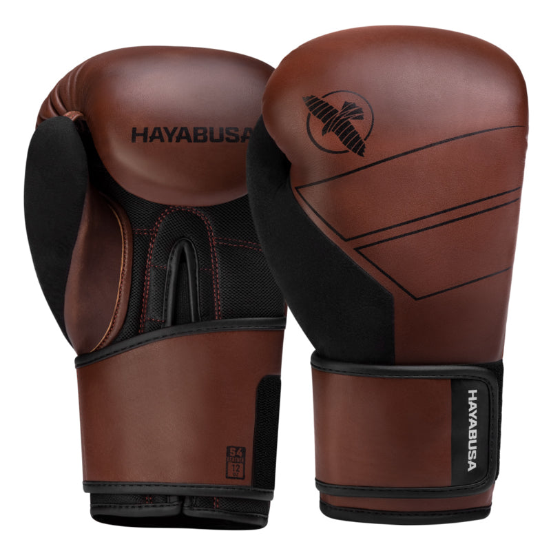 Hayabusa S4 Boxhandschuhe - Echt Leder - Braun