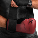 Hayabusa S4 Boxhandschuhe - Echtes Leder - Rot