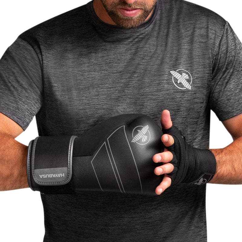 Hayabusa S4 Boxhandschuhe - Echt Leder - Schwarz