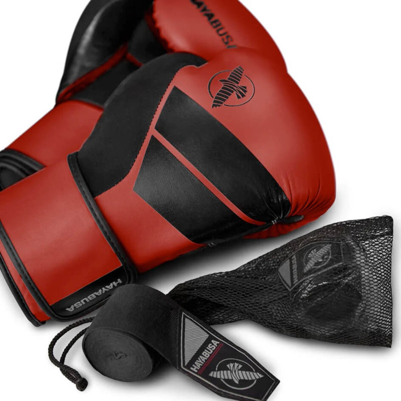Hayabusa S4 Boxhandschuhe - Rot