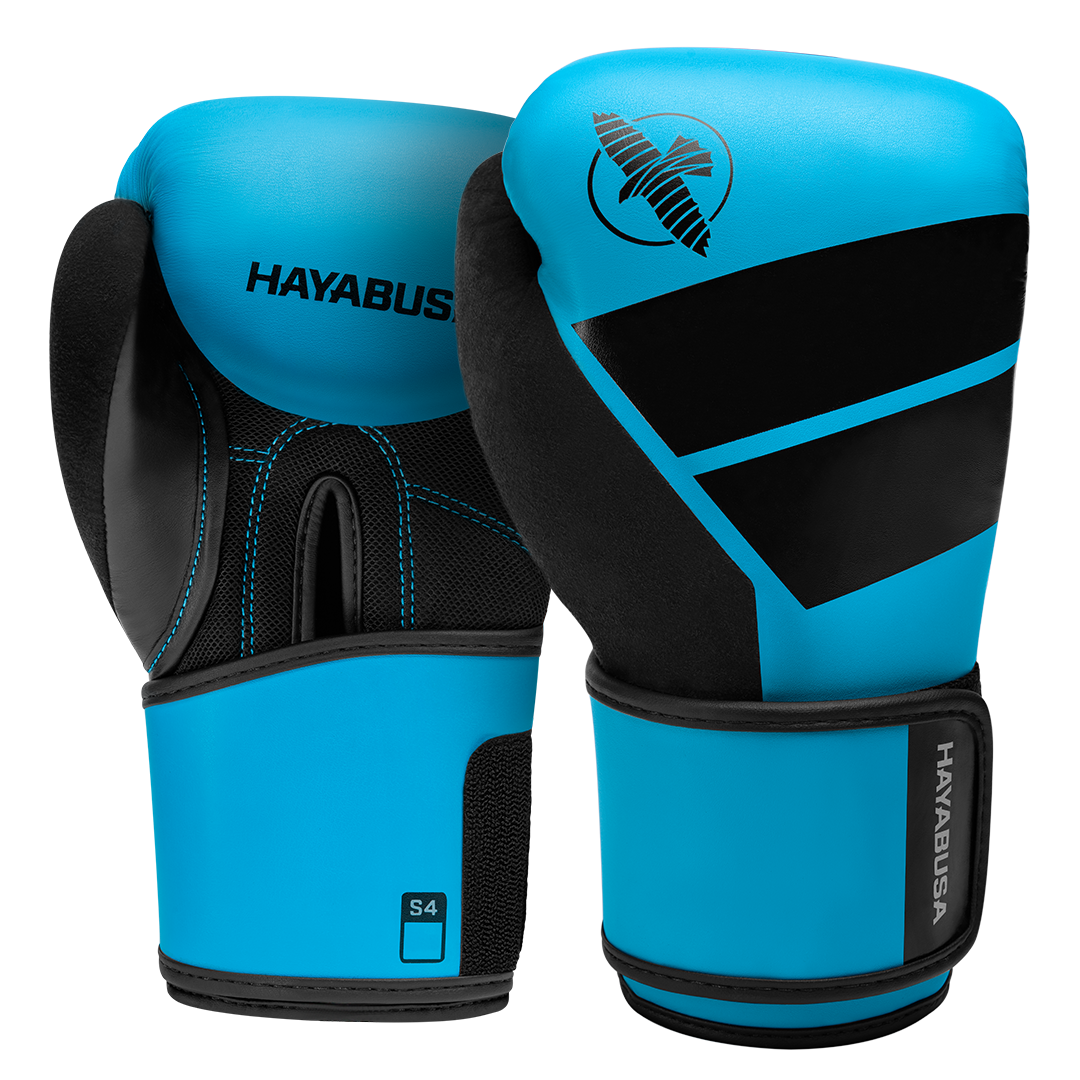 Hayabusa S4 Jugend Boxhandschuhe - Cyanblau