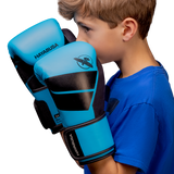 Hayabusa S4 Jugend Boxhandschuhe - Cyanblau
