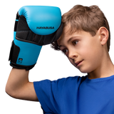 Hayabusa S4 Jugend Boxhandschuhe - Cyanblau