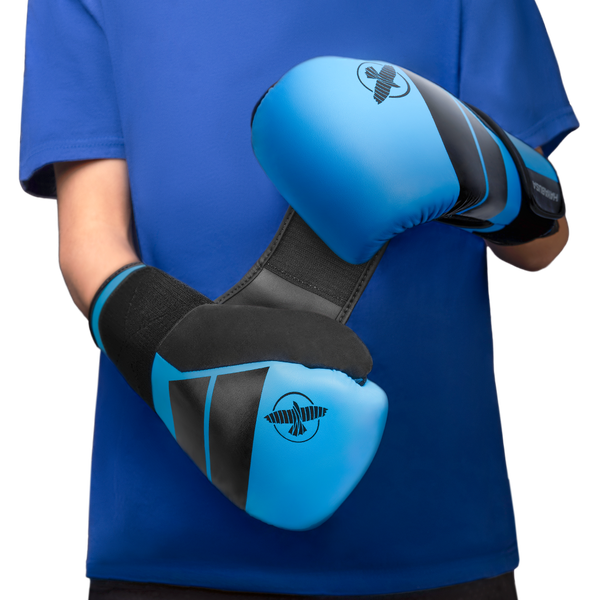 Hayabusa S4 Jugend Boxhandschuhe - Cyanblau