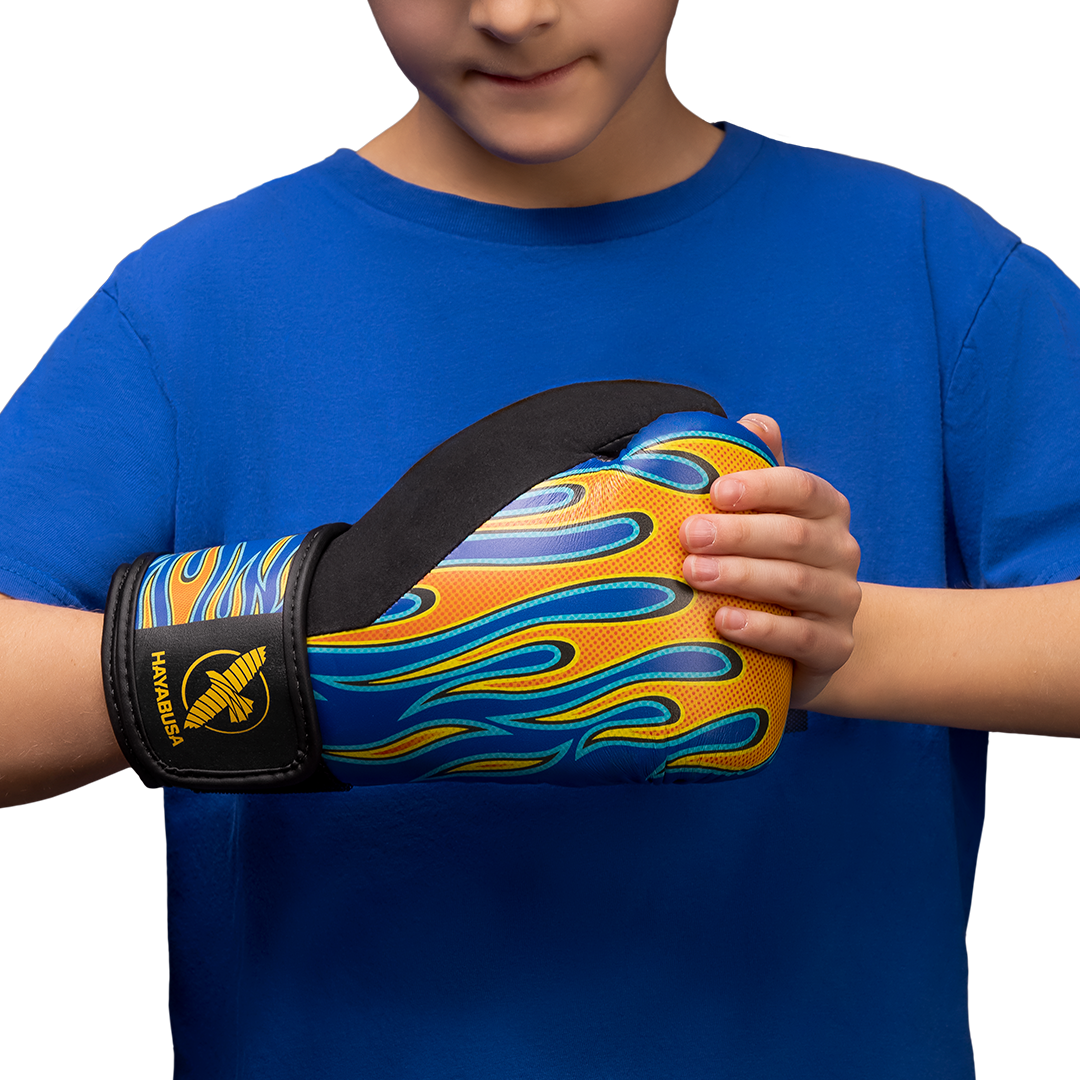 Hayabusa S4 Jugend Boxhandschuhe - Flames