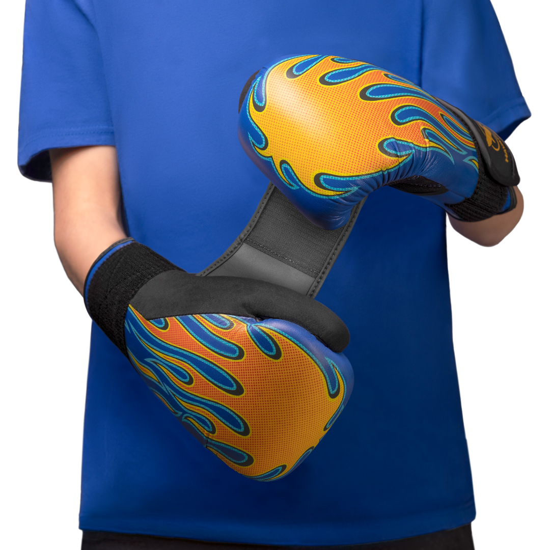 Hayabusa S4 Jugend Boxhandschuhe - Flames