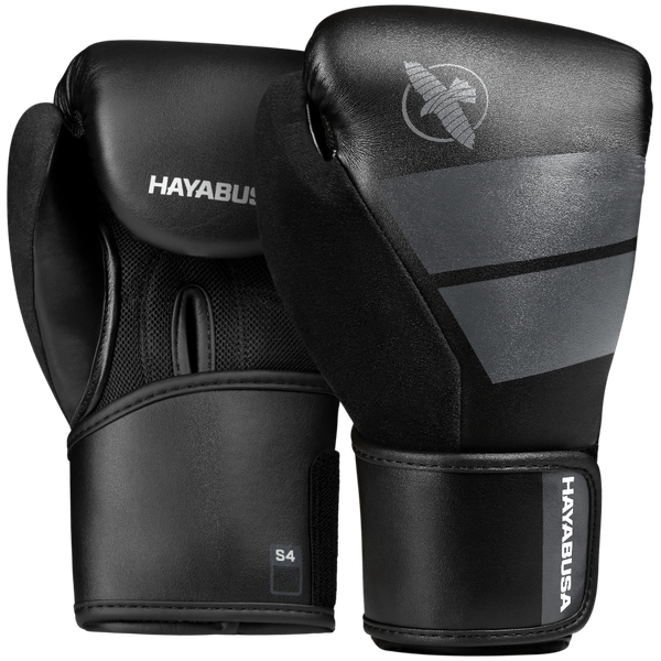 Hayabusa S4 Jugend Boxhandschuhe - Schwarz