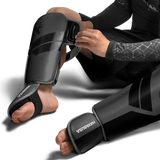 Hayabusa S4 Jugend-Schienbeinschoner - Charcoal grau