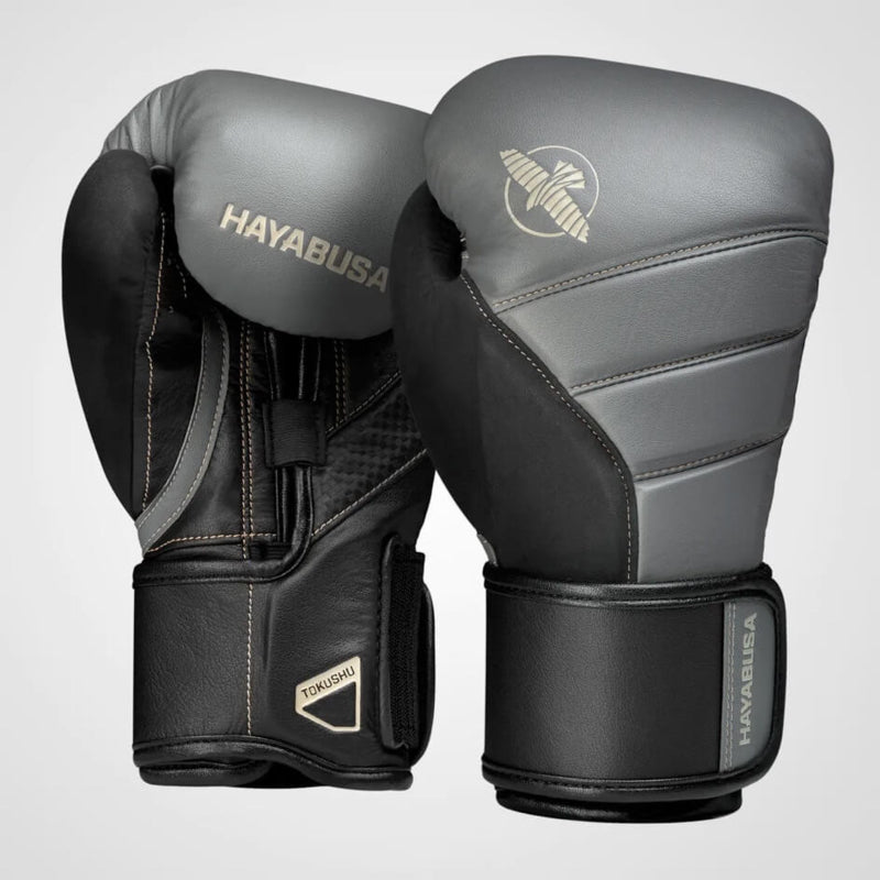 Hayabusa T3 Boxhandschuhe - Grau / Schwarz