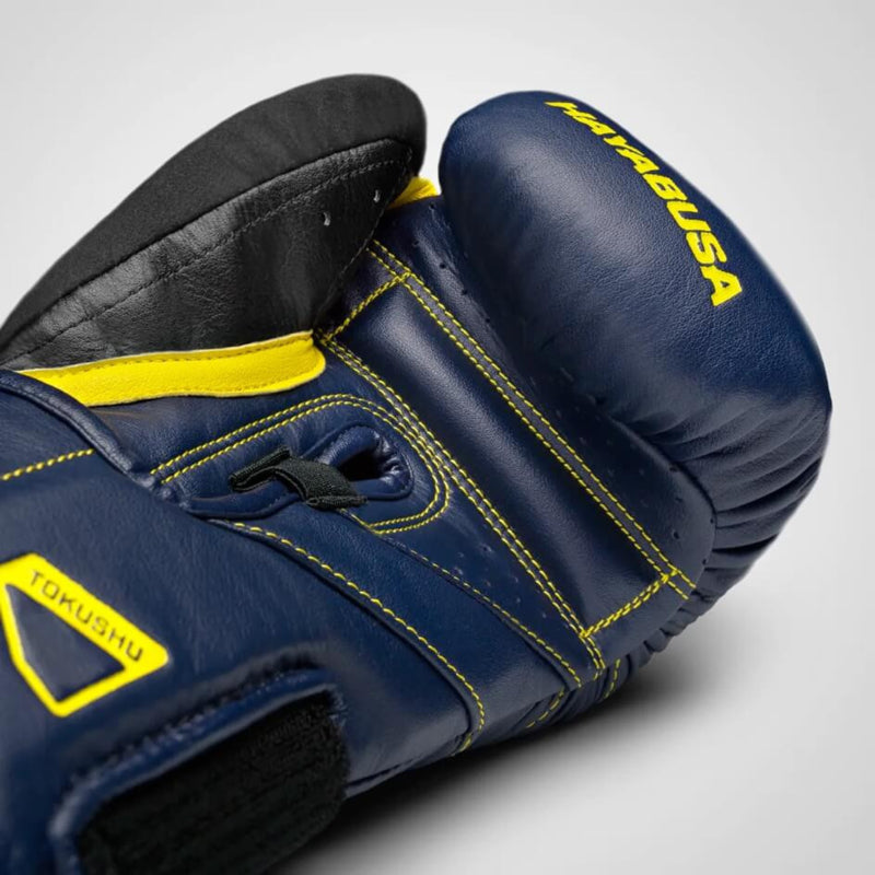Hayabusa T3 Boxhandschuhe - Navy Blau / Gelb