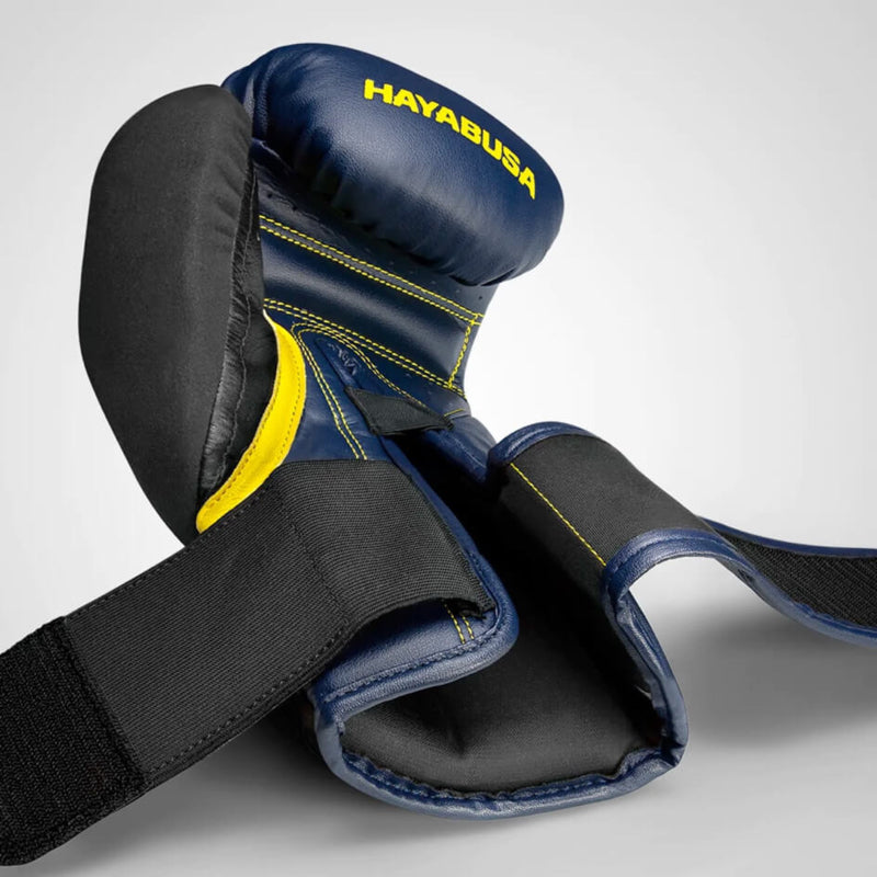 Hayabusa T3 Boxhandschuhe - Navy Blau / Gelb