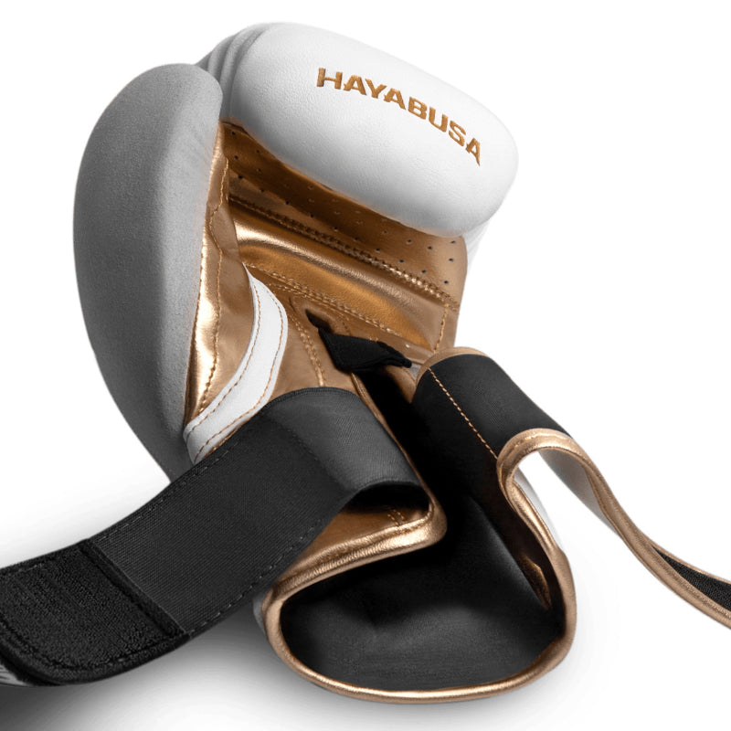 Hayabusa T3 Boxhandschuhe - Weiß / Gold
