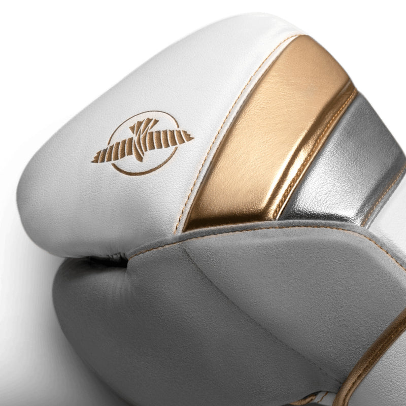 Hayabusa T3 Boxhandschuhe - Weiß / Gold