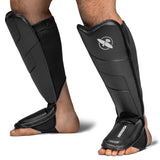 Hayabusa T3 Full-Back Schienbeinschoner - Schwarz