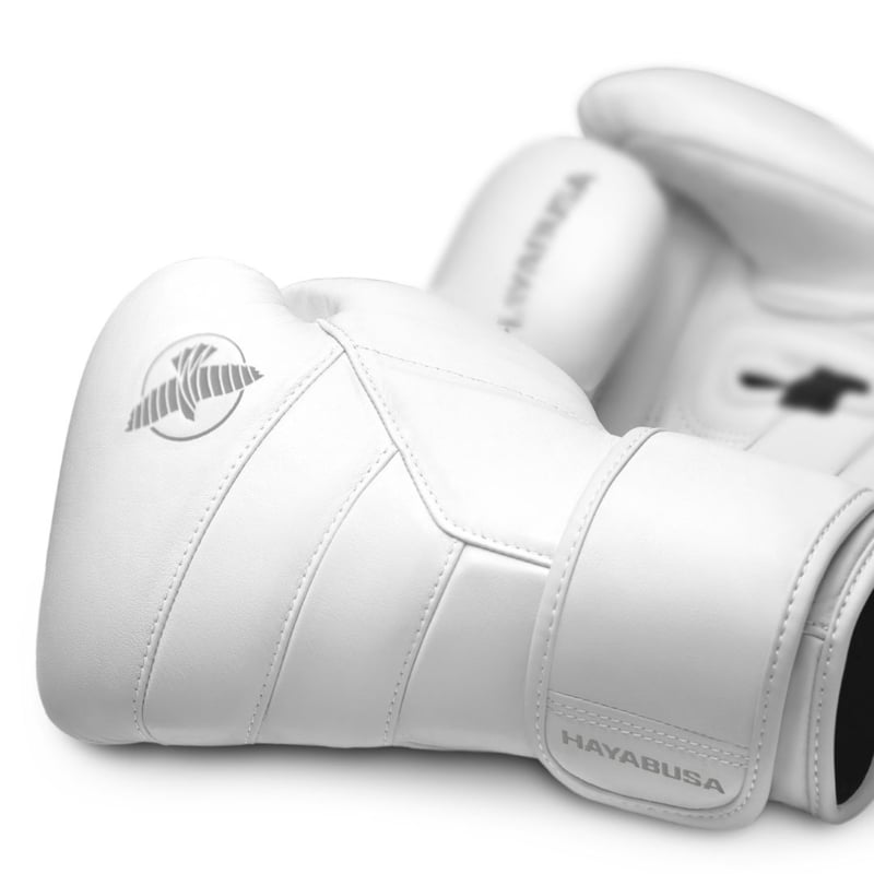 Hayabusa T3 Kanpeki Boxhandschuhe - Leder - Arktisch Weiß
