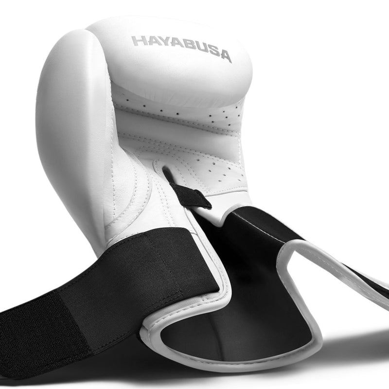 Hayabusa T3 Kanpeki Boxhandschuhe - Leder - Arktisch Weiß