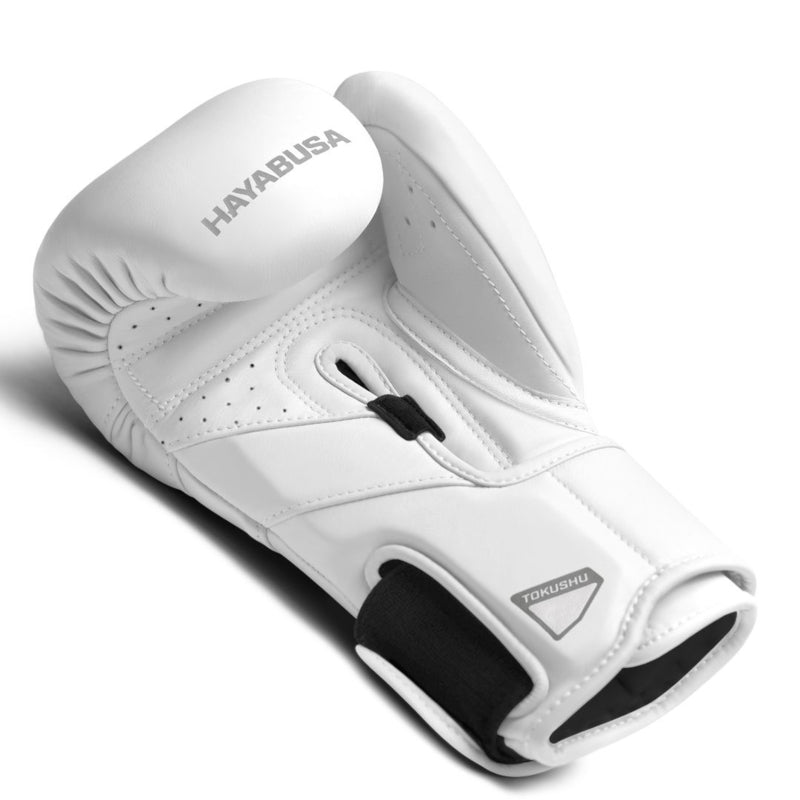 Hayabusa T3 Kanpeki Boxhandschuhe - Leder - Arktisch Weiß
