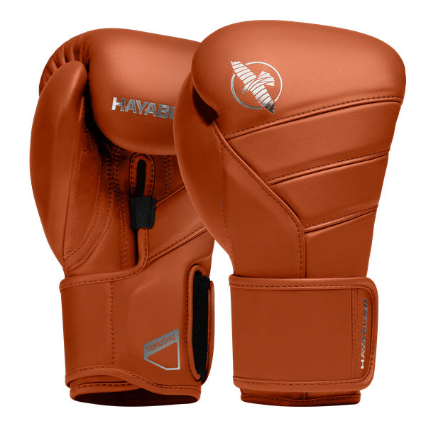 Hayabusa T3 Kanpeki Boxhandschuhe - Leder - Lehm Orange