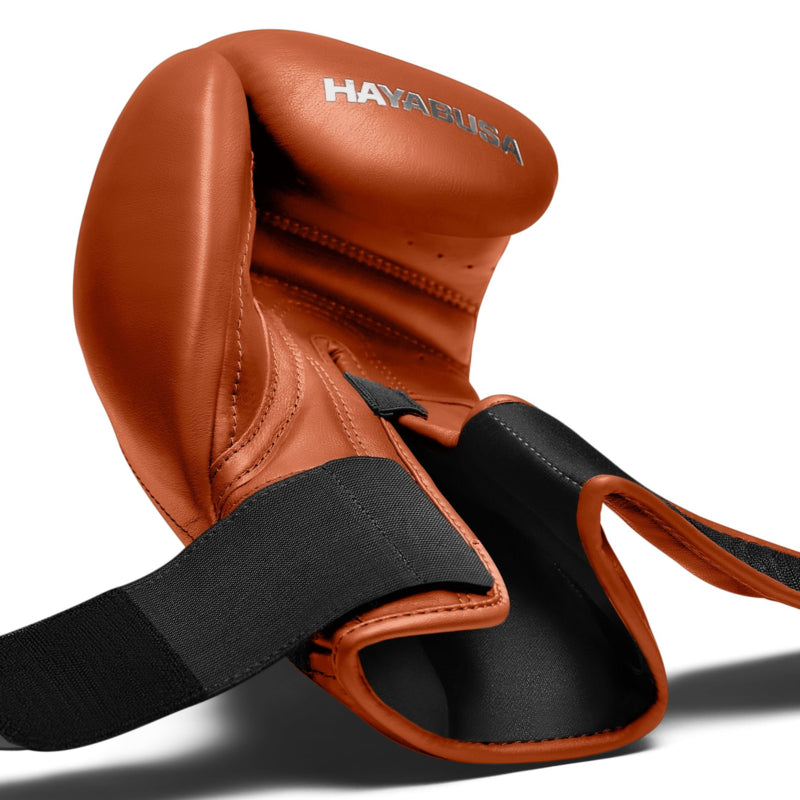 Hayabusa T3 Kanpeki Boxhandschuhe - Leder - Lehm Orange