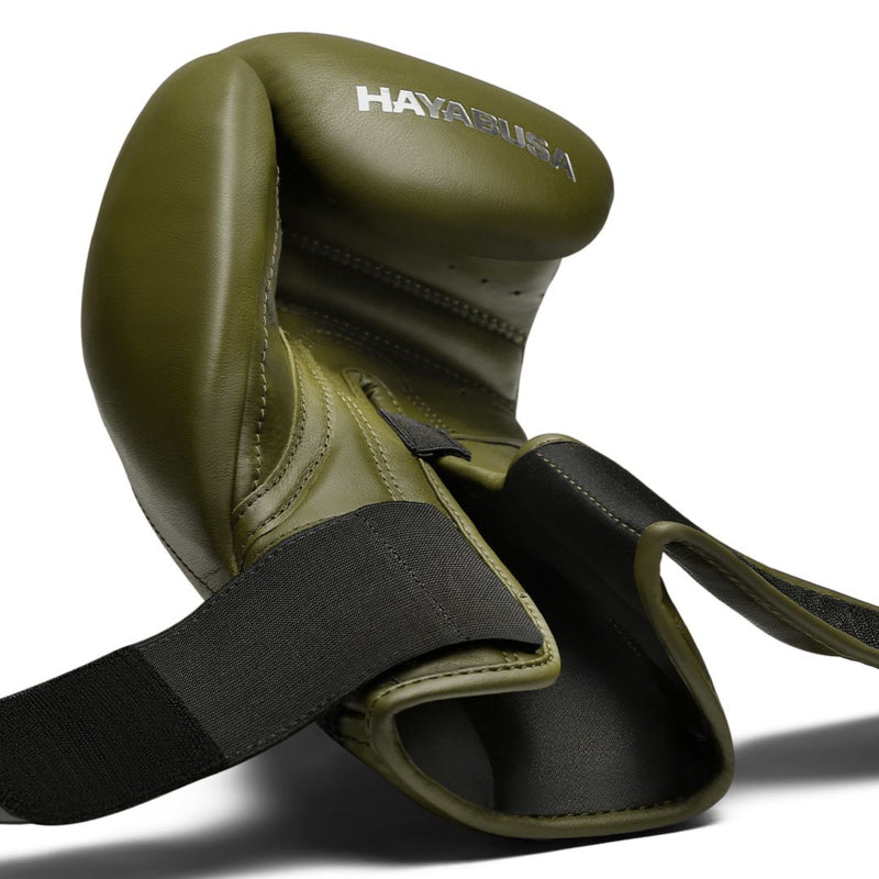 Hayabusa T3 Kanpeki Boxhandschuhe - Leder - Olivgrün