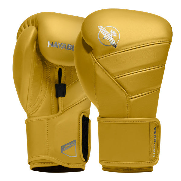 Hayabusa T3 Kanpeki Boxhandschuhe - Leder - Tiger Gelb