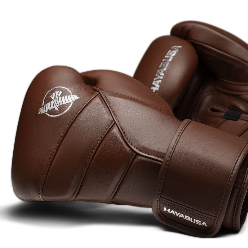Hayabusa T3 Kanpeki Boxhandschuhe - Leder - Walnussbraun