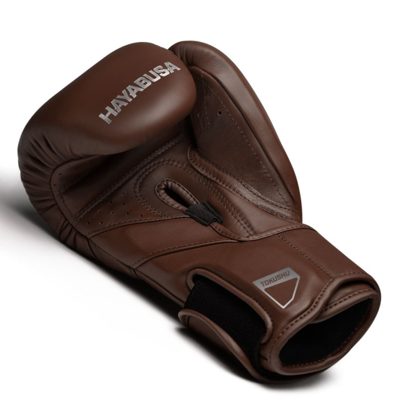 Hayabusa T3 Kanpeki Boxhandschuhe - Leder - Walnussbraun