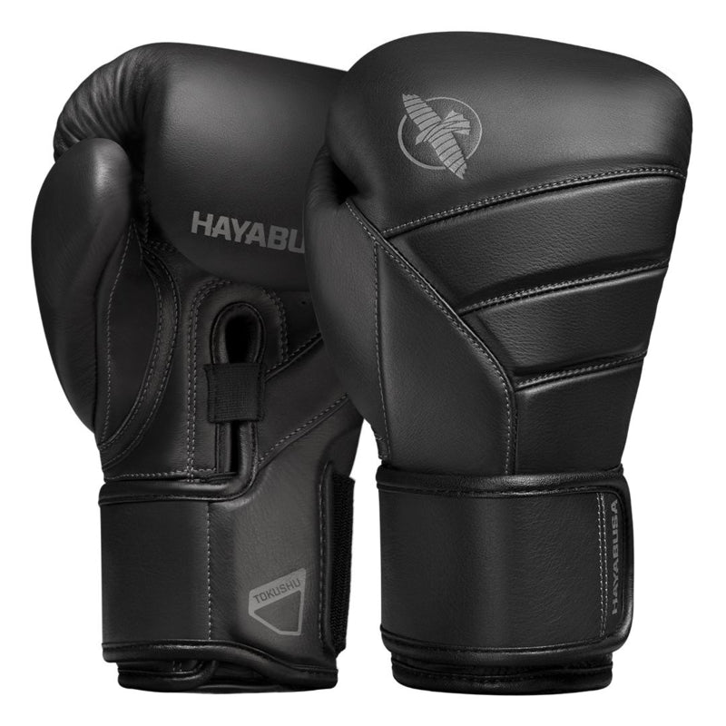 Hayabusa T3 Kanpeki Boxhandschuhe - Leder - Schwarz