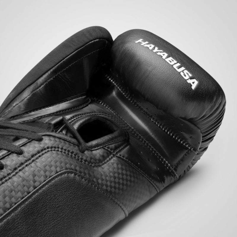 Hayabusa T3 Schnür-Boxhandschuhe - Schwarz